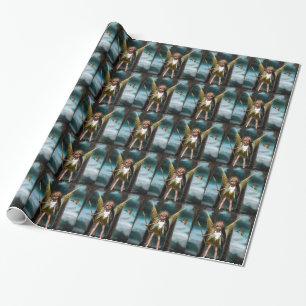 Papel De Presente Fada de Athena