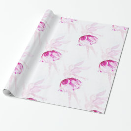 Papel De Presente Fadas de ameixa de açúcar