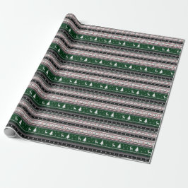 Papel De Presente Fair Isle Holiday Knit