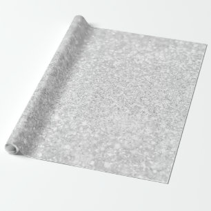 Papel De Presente Faísca de prata do brilho