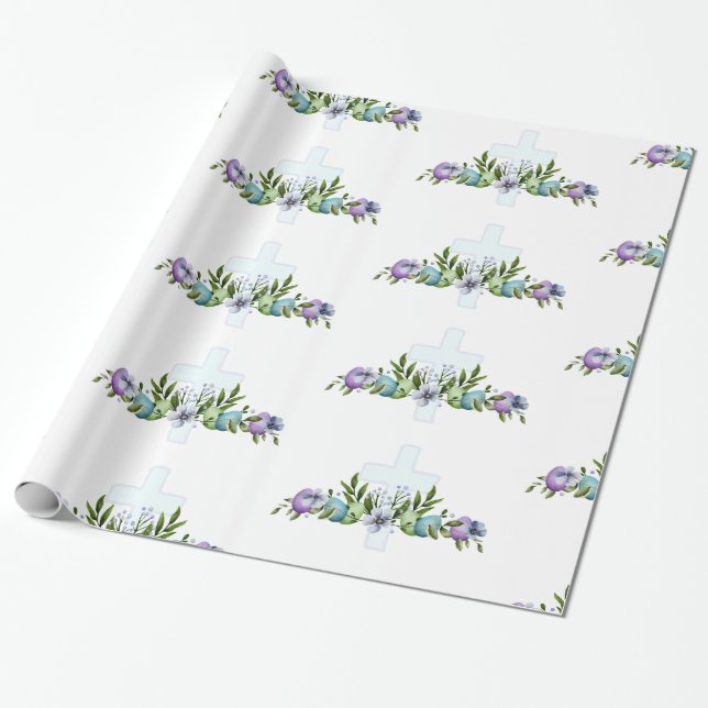 Papel De Presente Faith Wrap (Desenrolado)