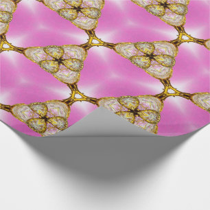 Papel De Presente Faiths Chic Elegant Designer Romântico