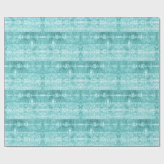 Papel De Presente Faixa de Azulejo de Cabelo de Cavalo em Azul Turqu