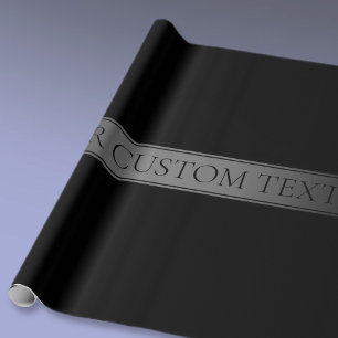 Papel De Presente Faixa de Gradiente Elegante Simples e Editável
