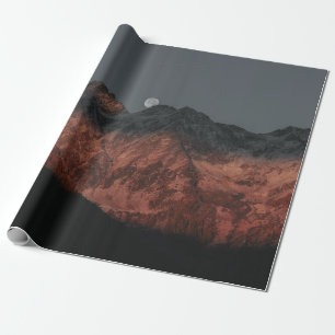 PAPEL DE PRESENTE FAIXA DE MONTANHA DURANTE O ESCOAMENTO