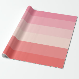 Papel De Presente Faixa Rosa Personalizada