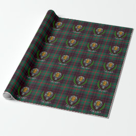Papel De Presente Falconer Scottish Clan Tartan & Crest