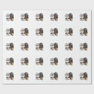 Papel De Presente Fale Derby para Mim Camisa de Gravura Vintage de C