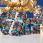 Papel De Presente Família de fotos personalizada 4 com mensagem DIY<br><div class="desc">Crie seu próprio pacote de presentes personalizado e estrague sua família e seus entes queridos com um cobrir único de presentes de fotos neste Natal,  graduação,  noivado,  aniversário; aniversário ou evento especial de comemoração corporativa.</div>