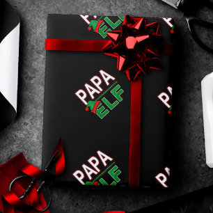 Papel De Presente Família Elf   Feriado de Natal Papa Elf #TeamElf