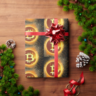 Papel De Presente fancy Bitcoin Only