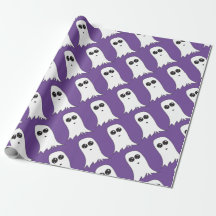 Fantasma Amigável com fundo roxo