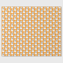 Papel De Presente Fantasma de Halloween