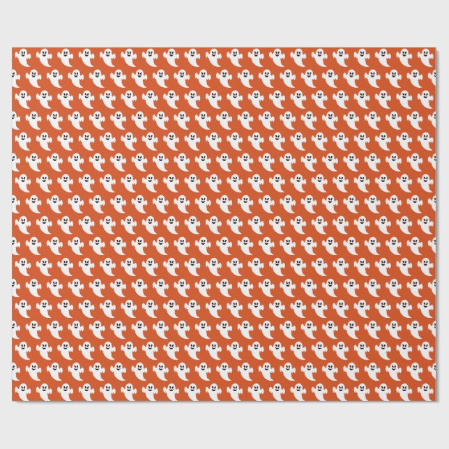 Papel De Presente Fantasma de Halloween (Aberto)