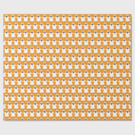 Papel De Presente Fantasma de Halloween