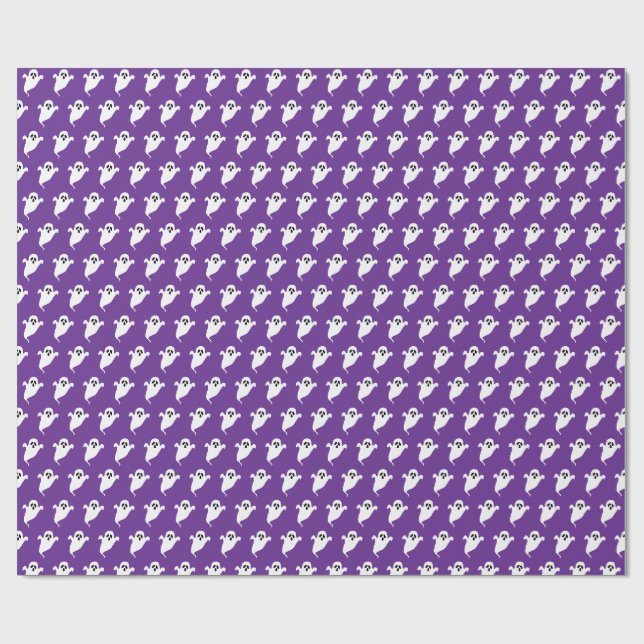 Papel De Presente Fantasma de Halloween (Aberto)
