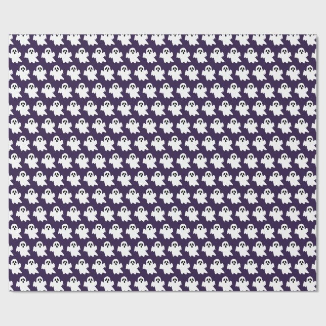 Papel De Presente Fantasma de Halloween (Aberto)