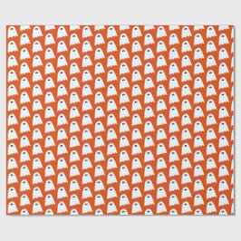 Papel De Presente Fantasma de Halloween