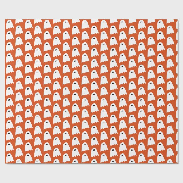 Papel De Presente Fantasma de Halloween (Aberto)