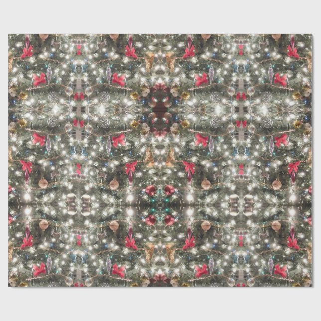 Papel De Presente Fantasma de Natal (Aberto)