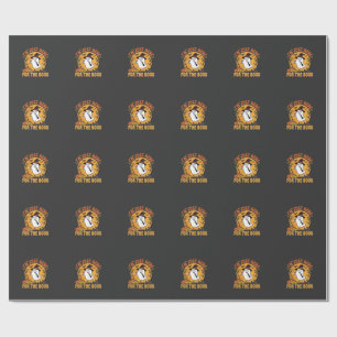 Papel De Presente Fantasma engraçado de Halloween Estou aqui apenas 