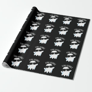 Papel De Presente Fantasma Engraçado e Sombrio BG