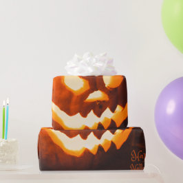 Papel De Presente Fantasma Fofo Assustador de Halloween