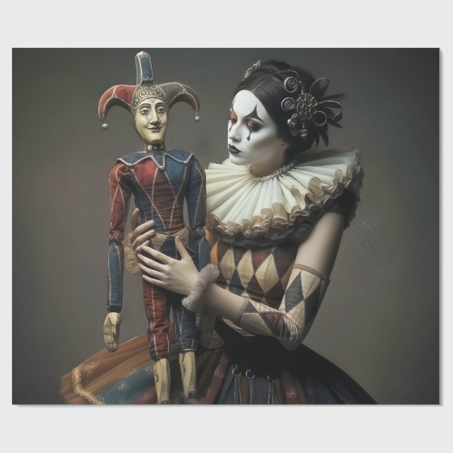 Papel De Presente  fantasy illustration  (Aberto)