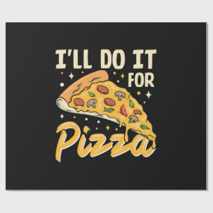 Papel De Presente Farei por Pizza