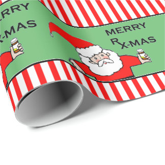 Papel De Presente Farmacêutico Natal