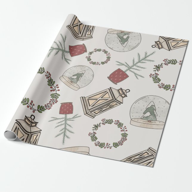 Papel De Presente Farmácia de inverno (Desenrolado)
