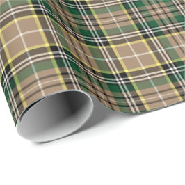 Papel De Presente Farrell Clan Tartan - Padrão de Xadrez irlandês