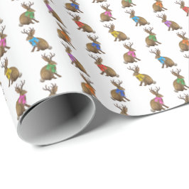 Papel De Presente Fashion Forward Jackalopes Wrapping Paper