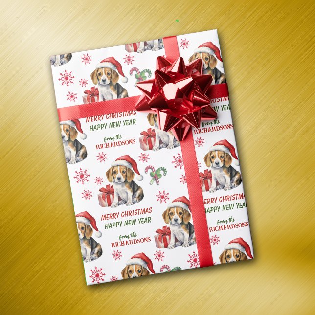 Papel De Presente Fato de Santa Hat Fofo Natal (Criador carregado)