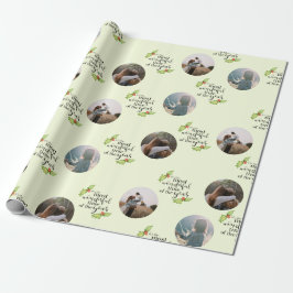 Papel De Presente Fatura De Natal Mais Maravilhosa Da Família De Fot