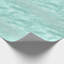 Papel De Presente Faux Glitter Pastel Sparkle Elegante Chic brilhant