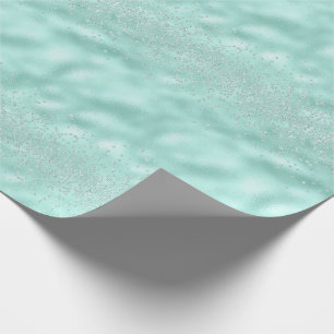 Papel De Presente Faux Glitter Pastel Sparkle Elegante Chic brilhant