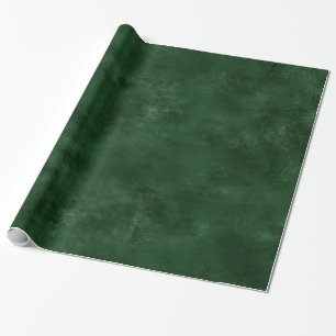 Papel De Presente Faux Leather Green Emerald Modern Trendy Elegante