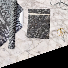 Papel De Presente Faux Python Snakeskin detalhadamente