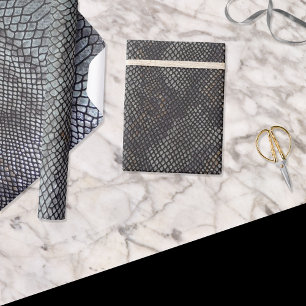 Papel De Presente Faux Python Snakeskin detalhadamente