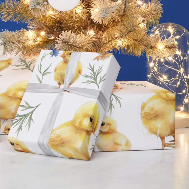 Papel De Presente Fazenda de frango (Feriados)