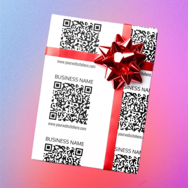 Papel De Presente Fazer um código de QR comercial instantaneamente e (Criador carregado)