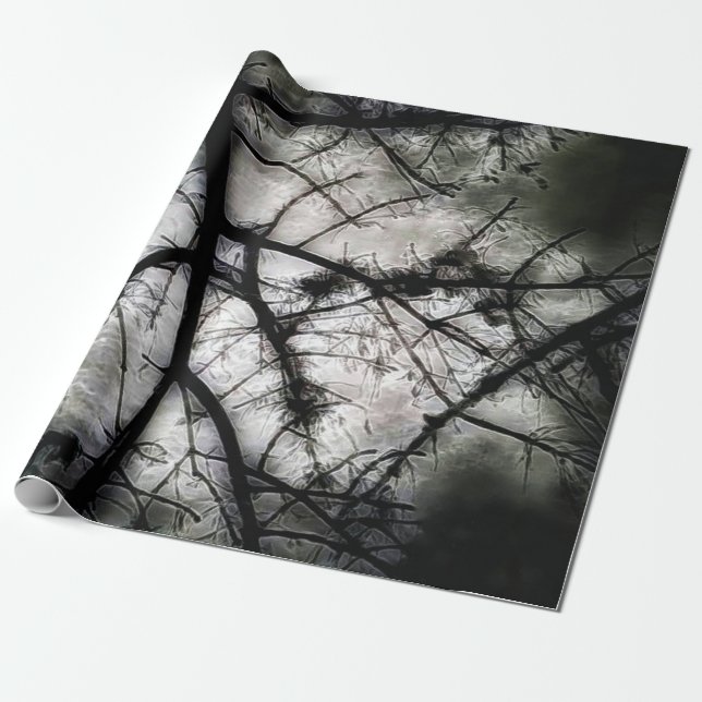 Papel De Presente Fechando em (Desenrolado)