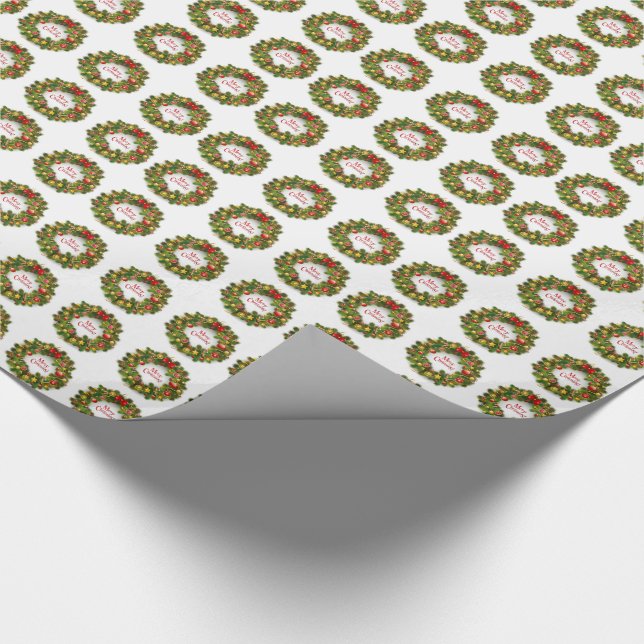 Papel De Presente Fecho/Morte de Presente de Natal (Ponta)
