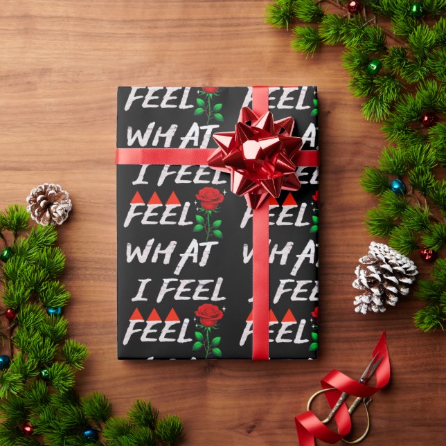 Papel De Presente Feel What I Feel (Presente de Natal)