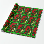 Papel De Presente feio campeão de natal krampus<br><div class="desc">"feio natal krampus victoriano de natal",  "christmas krampus",  "christmas feio",  "xmas feio",  "natal de pesadelo",  "krampus christmas",  "krampus christmas",  krampus,  natal, xmas, vitoriano</div>