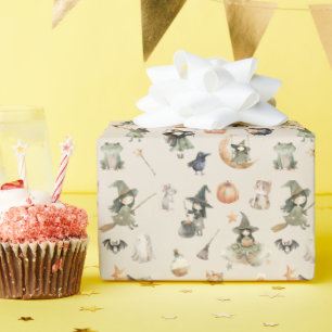 Papel De Presente Feiticeiras bonitas - Aniversário do Dia das Bruxa