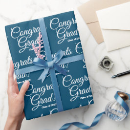 Papel De Presente Felicita o formando de script de classe personaliz