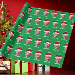 Papel De Presente Feliz 4 de julho Joe Biden Natal