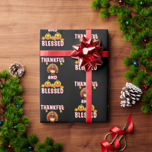 Papel De Presente Feliz Abençoado 23 Maple de novembro dos EUA Ação 